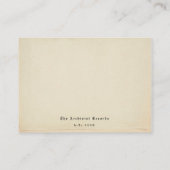 Gothic Velvet Secrets Graduation Gift Insert Mitteilungskarte (Rückseite)