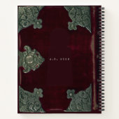 Gothic Velvet "Secrets" Vault Personalized Journal Notizblock (Rückseite)