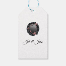 Gothic verzierte Rahmen Favor Tag Geschenkanhänger