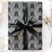 Gothic Victorian Haunted House Happy Halloween Geschenkpapier