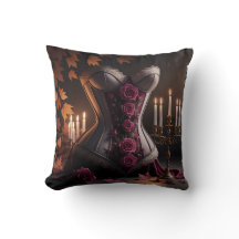 Gothic-Victorian-Korsett lila Rosen Herbst