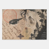 Gothic-Victorian-Shabby-Chic-Mischung Geschenkpapier Set (Vorderseite 3)