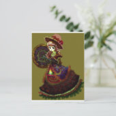 Gothic Viktorianisch Anime Vampire Mittelalterlich Postkarte (Stehend Vorderseite)