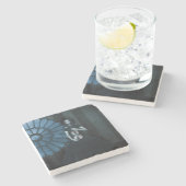 Gothic Viktorianisch Girl Holding Violin Dark Fant Steinuntersetzer (Seitenansicht)