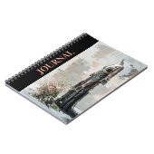 Gothic Viktorianisch LBD Little Black Dress Journa Notizblock (Linke Seite)