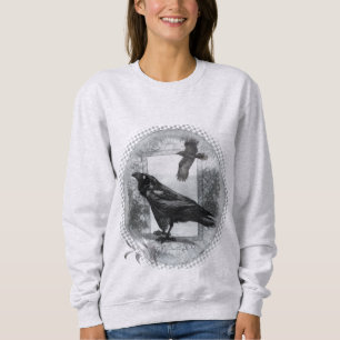 Gothic Viktorianisch Raven Fantasy Art Sweatshirt