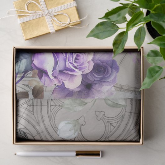 Gothic Viktorianisch Steampunk Decoupage Seidenpapier (Geschenk)