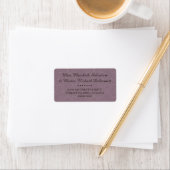 Gothic Viktorianisch Wedding Address Labels Adressaufkleber (Insitu)