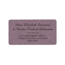 Gothic Viktorianisch Wedding Address Labels