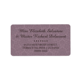 Gothic Viktorianisch Wedding Address Labels Adressaufkleber