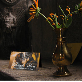 Gothic Viktorianische, einzigartige Dunkle Hochzei Platzkarte