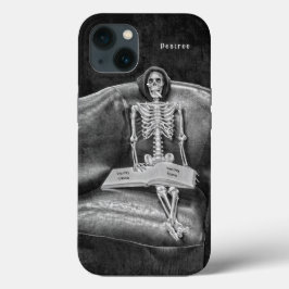 Gothic Vintag Black and White Funny Skelett Case-Mate iPhone Hülle
