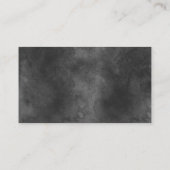 Gothic Vintag Stroller Babydusche Windelwanne Visitenkarte (Rückseite)