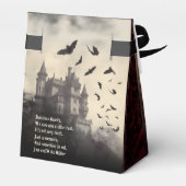 Gothic Vintag Vampire Dracula Halloween-Party Geschenkschachtel (Rückseite)