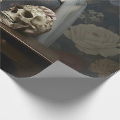 Gothic Vintage Art Design Geschenkpapier (Ecke)