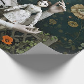 Gothic Vintage Art Design Geschenkpapier (Ecke)