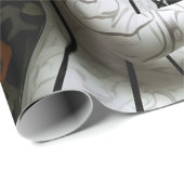 Gothic Vintage Art Design Geschenkpapier (Rolleneckpunkt)