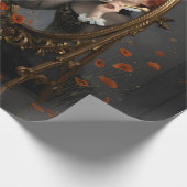 Gothic Vintage Art Design Geschenkpapier (Ecke)