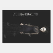 Gothic Vintage Art Design Geschenkpapier Set (Vorderseite 3)