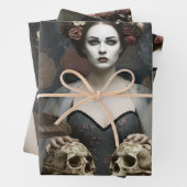 Gothic Vintage Art Design Geschenkpapier Set (Beispiel)