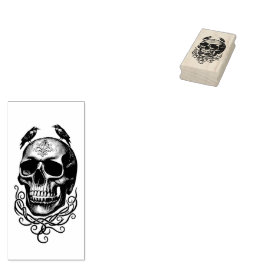 Gothic Vintage Art Design Gummistempel