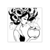 Gothic Vintage Art Design Gummistempel (Prägung)