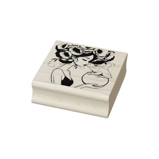 Gothic Vintage Art Design Gummistempel (Stempel)