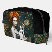 Gothic Vintage Art Design Waschbeutel (Rechte Ecke)