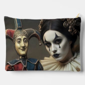Gothic Vintage Art Design Zubehörtasche (Rückseite)