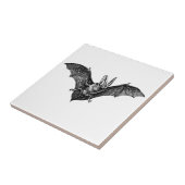 Gothic Vintage-Fledermaus Fliese (Seite)