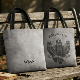 Gothic Vintage Onyx Rabe Tasche