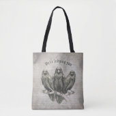 Gothic Vintage Onyx Rabe Tasche (Vorderseite)