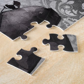 Gothic Vogue | Mute Pastel Rose Mode Stiletto Puzzle (Seite)