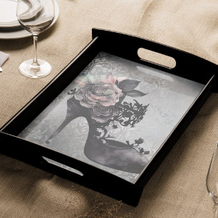 Gothic Vogue   Mute Pastel Rose Mode Stiletto Seidenpapier