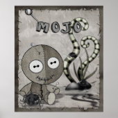 Gothic Voodoo Doll Folk Art Poster (Vorne)