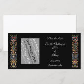 Gothic-Vorlagentemplate für benutzerdefinierte Fot Save The Date (Vorne/Hinten)