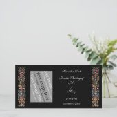 Gothic-Vorlagentemplate für benutzerdefinierte Fot Save The Date (Stehend Vorderseite)