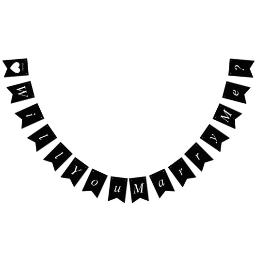 Gothic Vorschlag auf Zuhause, Custom heiraten Sie  Wimpelkette (Alle)