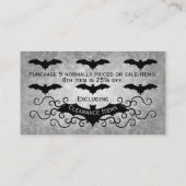 Gothic-Vorzugskunde Visitenkarte (Rückseite)