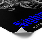 Gothic Warrior Skulls Poster (Ecke)