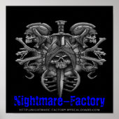 Gothic Warrior Skulls Poster (Vorne)