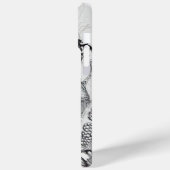 GOTHIC WARRIORS Schwarz-weiße Fantasie Case-Mate iPhone Hülle (Rückseite / Links)