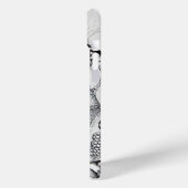 GOTHIC WARRIORS Schwarz-weiße Fantasie Case-Mate iPhone Hülle (Rückseite / Links)