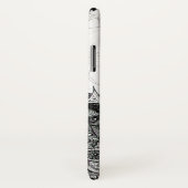 GOTHIC WARRIORS Schwarz-weiße Fantasie Case-Mate iPhone Hülle (Hinten/Rechts)