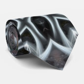 Gothic Web Fraktal Art Fashion Neck Tie Krawatte (Gerollt)