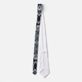 Gothic Web Fraktal Art Fashion Neck Tie Krawatte (Rückseite)