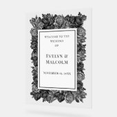 Gothic Wedding Acrylschild (Winkel)