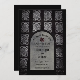 Gothic Wedding Arch Save the Date