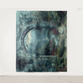 Gothic Wedding Arch Wall Hanging Selfie Station Wandteppich (Vorderseite)