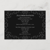 Gothic Wedding Begleitkarte (Vorderseite)